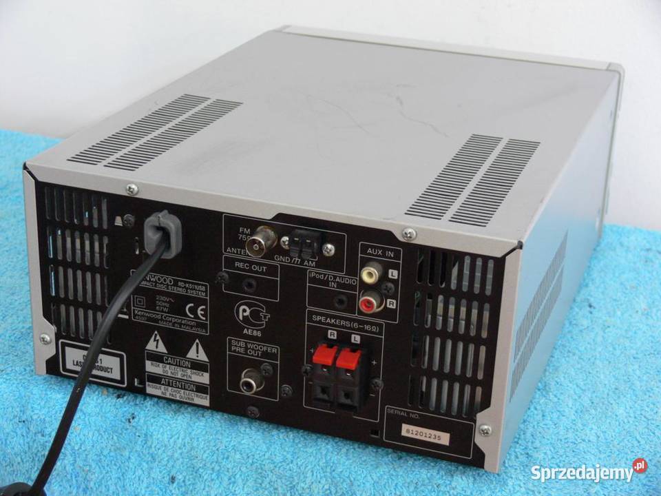 Amplituner Kenwood RDK511USB SD rec mp3 CD RDS Jasło