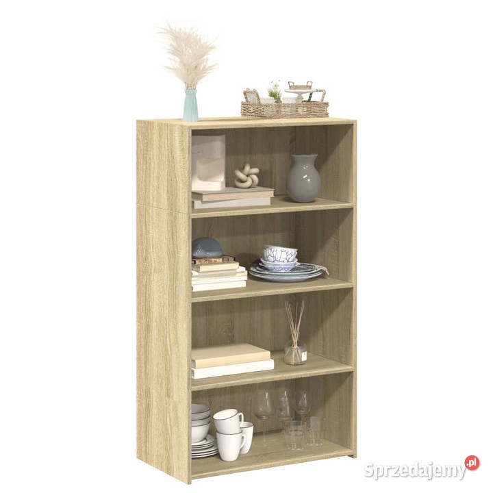 Wysoka szafka dąb sonoma 70x41x124 materiał Warszawa