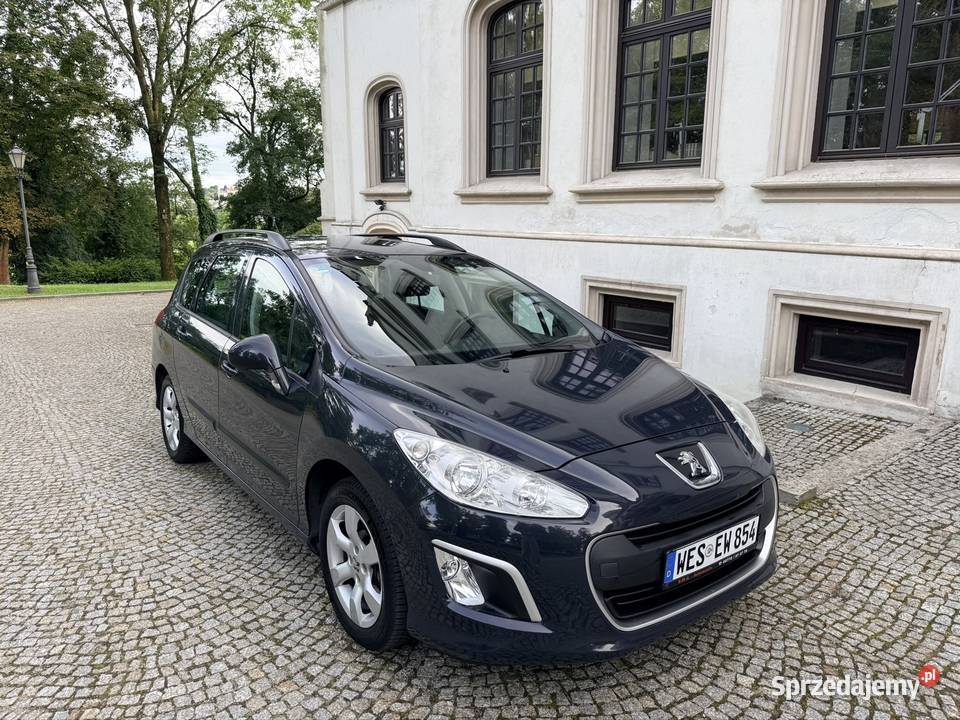 Peugeot 308 SW 16 HDI 92 2012 Świeżo sprowadzony tempomat Jasło