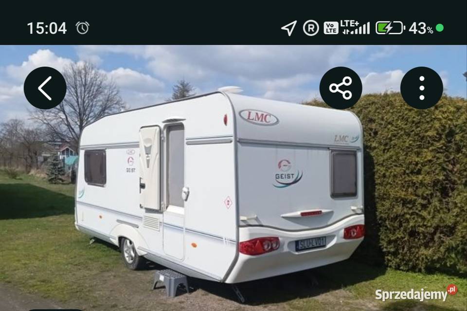 Przyczepa kempingowa LMC mover śląskie sprzedam