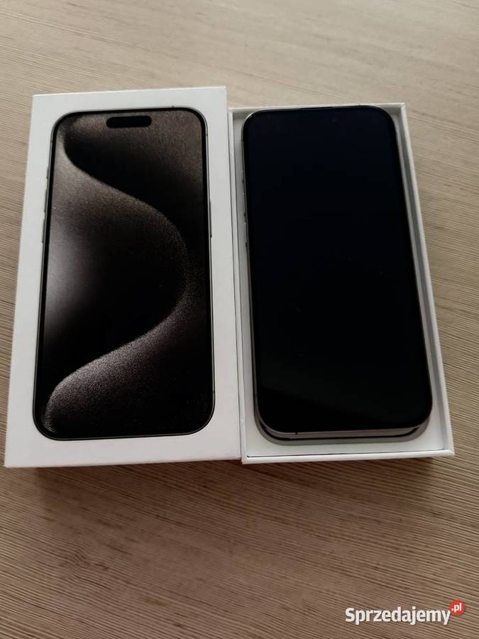 iPhone 15 pro Tytan naturalny Apple / iPhone warmińsko-mazurskie Olsztyn sprzedam