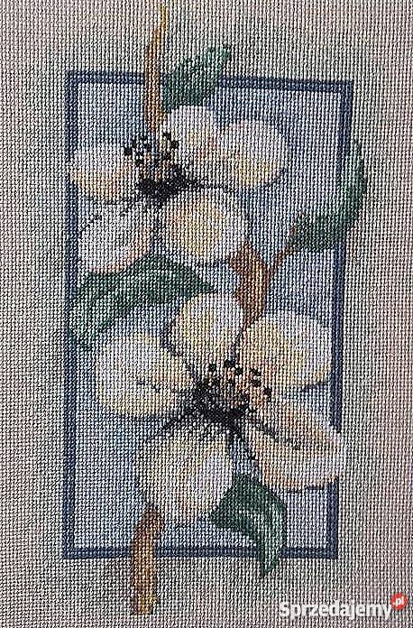 KWIAT JABŁONI obraz haft krzyżykowy