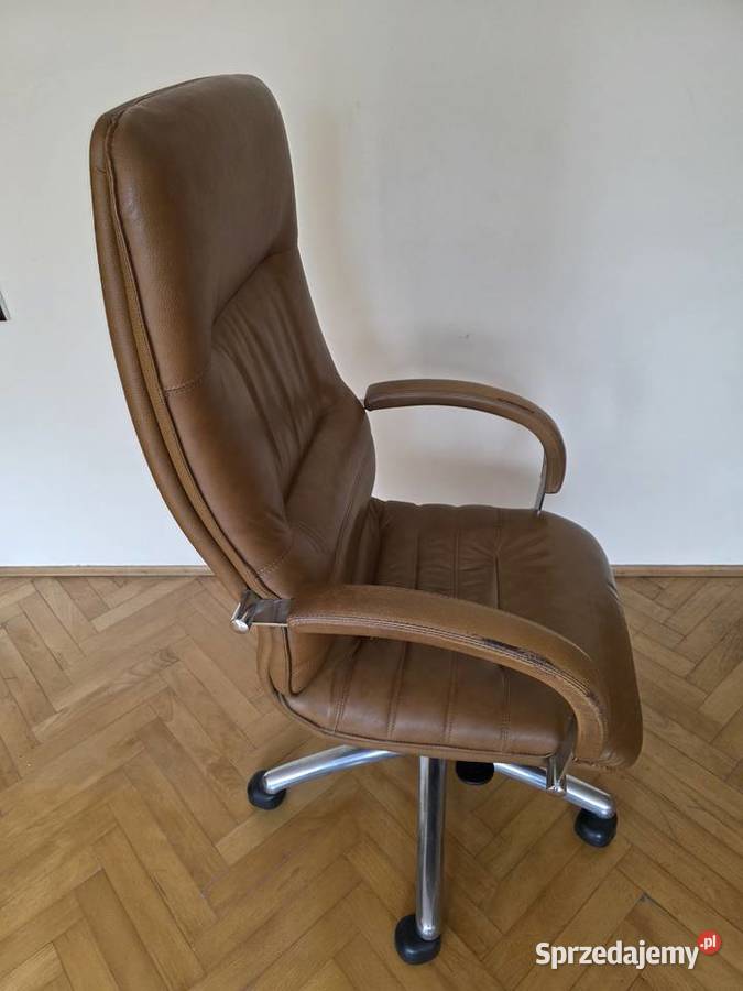 Krzesło skórzane biurowe obrotowe Fotele i krzesła obrotowe małopolskie Kraków