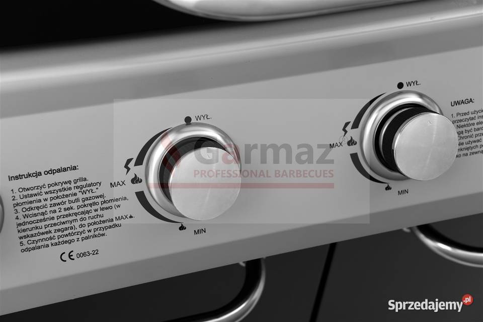 Grill gazowy Garmaz Premium Line 172kW 51 ROŻEN Grabówka