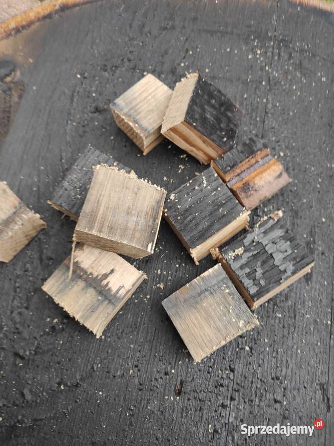 Kostki dębowe z beczek burbonie bourbon cubes Cieszyn