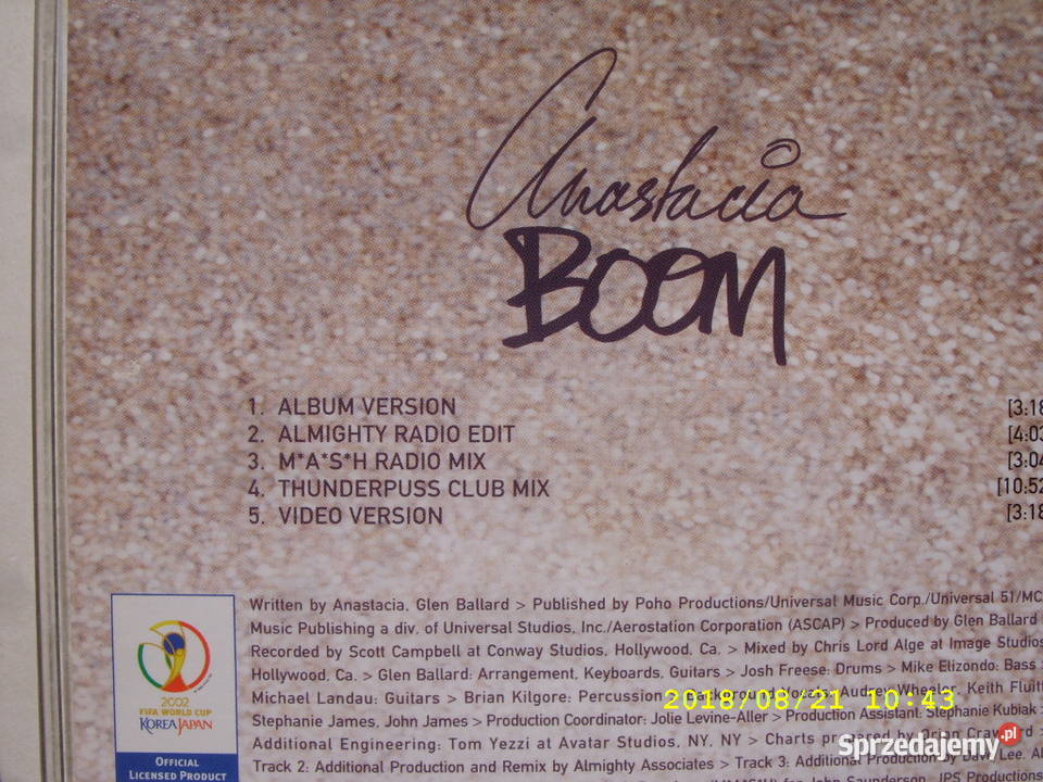 POP CD ANASTACJA i CELINA DION 5 SINGLI CD Kultura i Rozrywka dolnośląskie Wołów