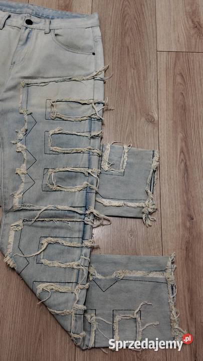 Męskie jeansy denim wykonane na zamówienie łódzkie Łódź