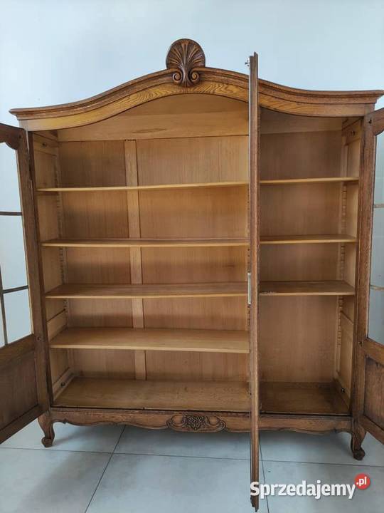Piękna dębowa biblioteka ludwikowska sklep Dąbrowa Górnicza