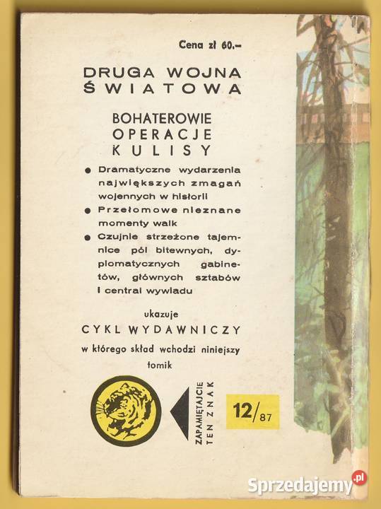 ŻÓŁTY TYGRYS DYWERSJA W OBCYCH MUNDURACH 1987 miękka Łódź