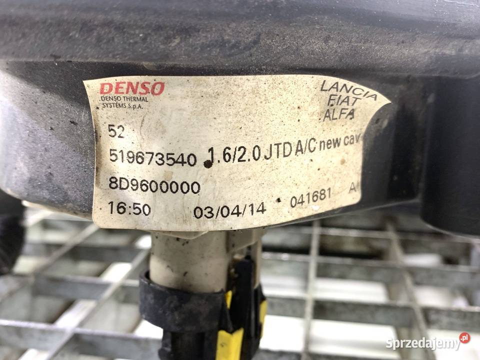 WENTYLATOR CHŁODNICY FIAT DOBLO II 16 105 osobowe Wentylatory chłodnicy