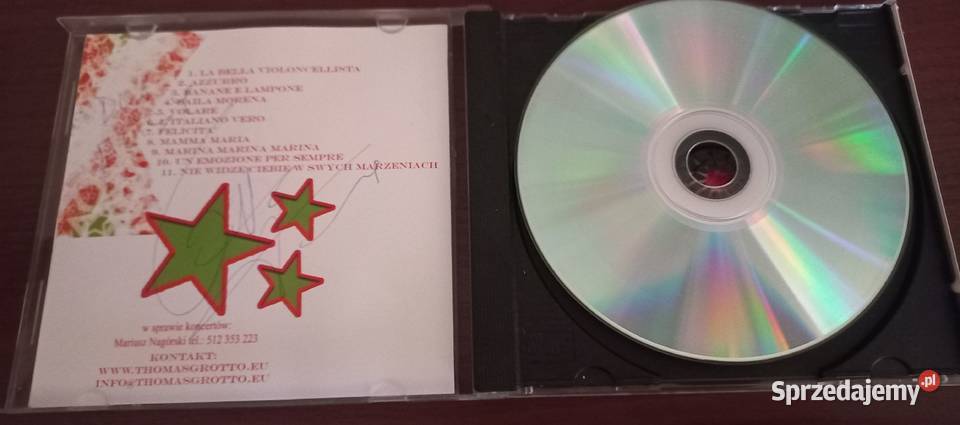 Thomas Grotto Italian Graffiti CD autograf Elbląg