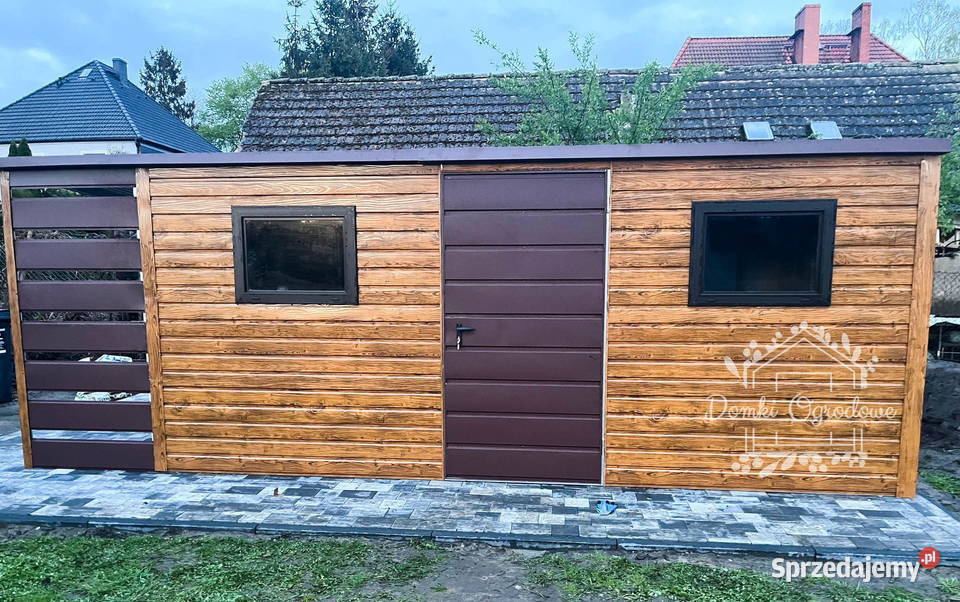 Schowek Domek Ogrodowy 5x25m Wiata 15m Jarocin