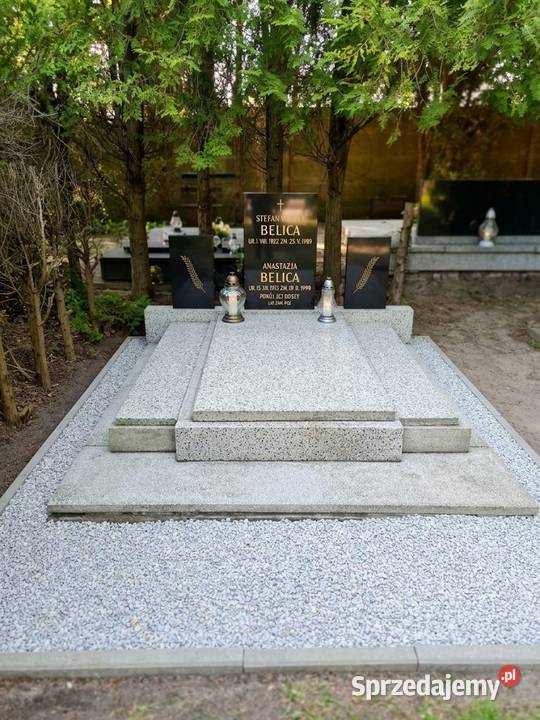 Uzupełnienie ziemi dosypanie grysu Cmentarz Wrocław