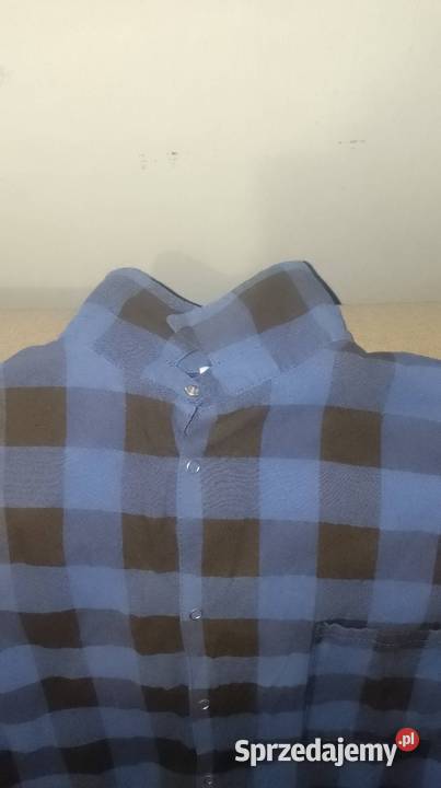 Koszula flanelowa rozmiar L niebieski Czarzyzna