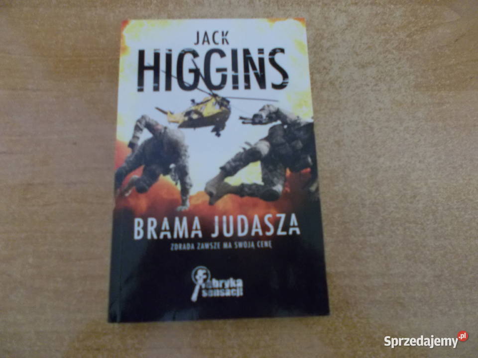 Jack Higgins Brama Judasza Głubczyce sprzedam