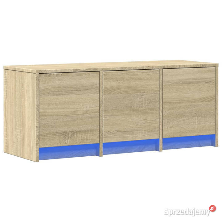 Szafka TV z LED dąb sonoma 97x34x40 WM852238 Warszawa sprzedam