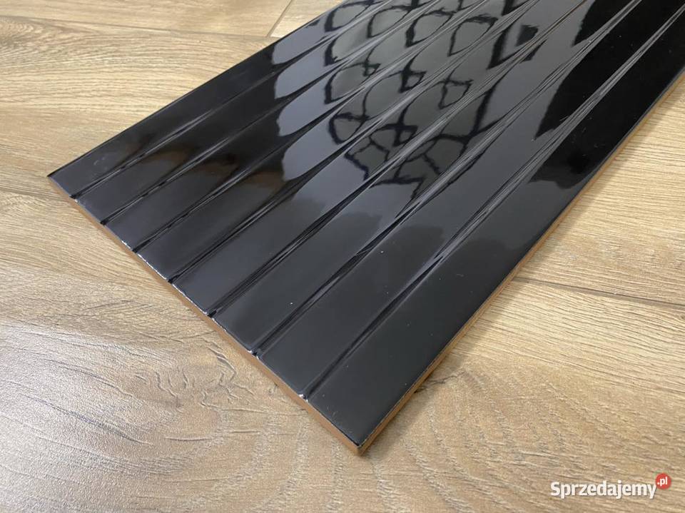 OKAZJA Płytki Ścienne JAVA PREMIUM BLACK 25x75 mazowieckie Błonie sprzedam