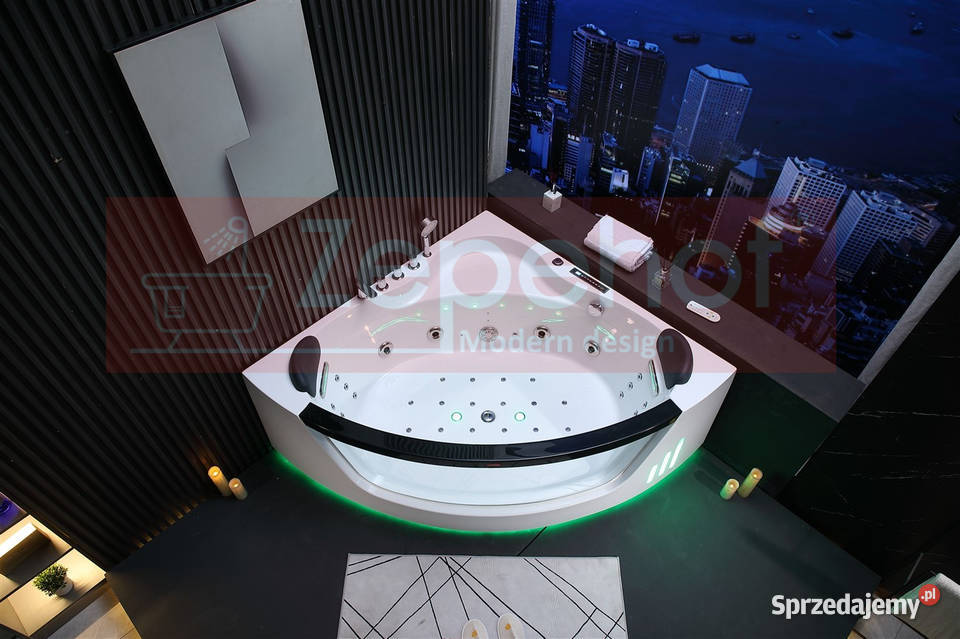 Wanna z hydromasażem EB375 narożna