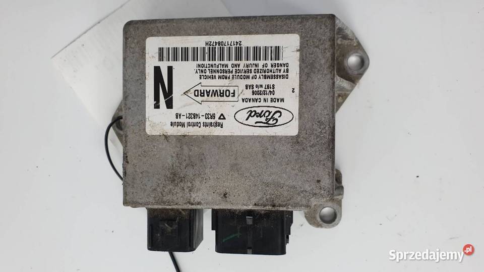 SENSOR AIRBAG 6R3314B321AB FORD MUSTANG V osobowe Lipno