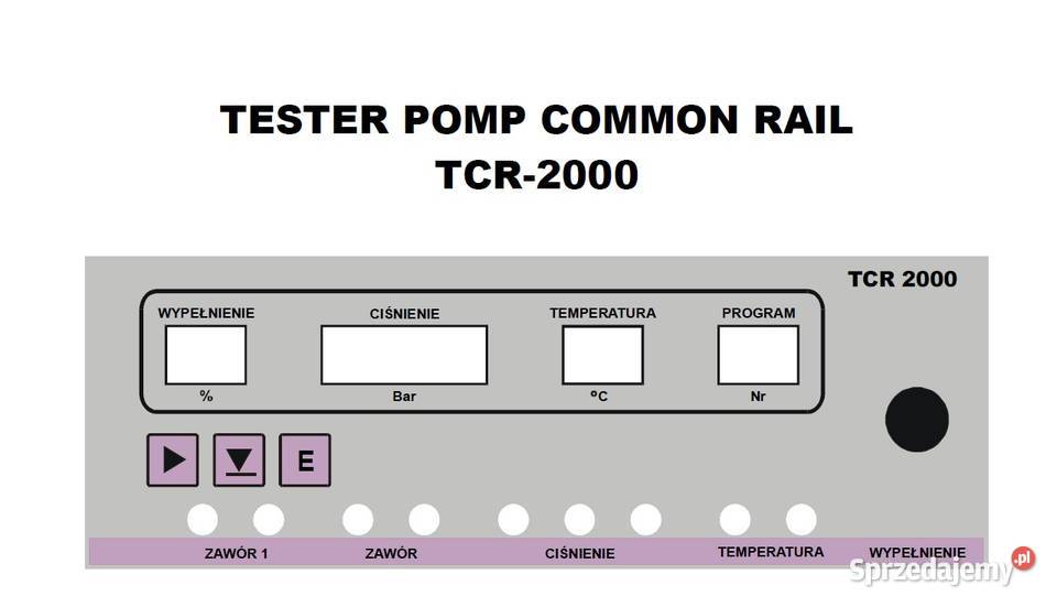 Tcr 8000 sterownik do pomp wtryskowych Edc Hdk Bielsko-Biała
