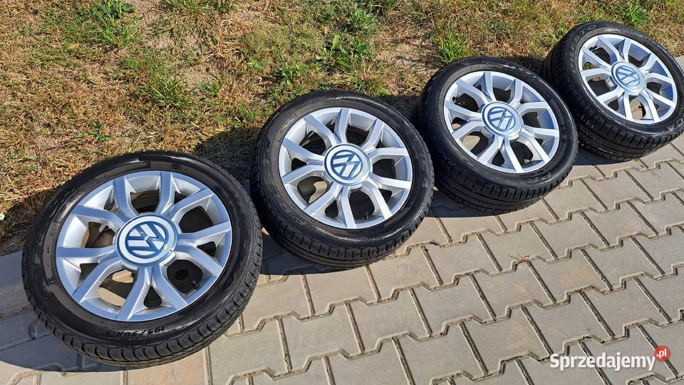 Alufelgi VW UP 15 kpl śrub opony letnie Kielce sprzedam