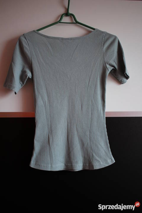 Miętowa koszulka tshirt hm xs 34 s 36 top Toruń