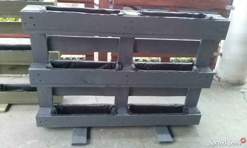 Kwietnik z palet balkon ogród taras 70 PALETY Tarnobrzeg