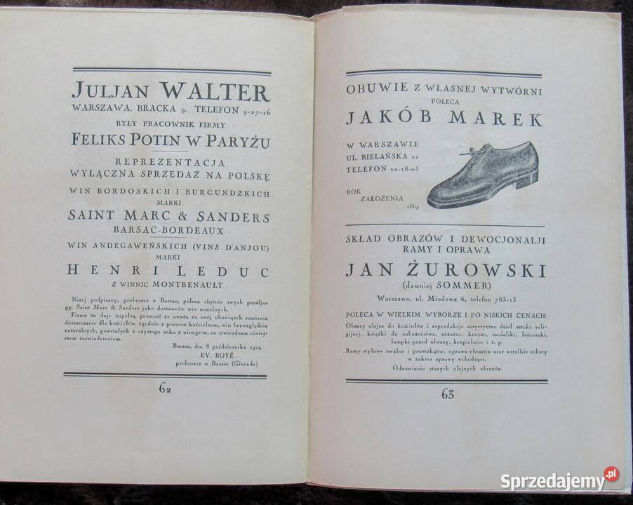 Katalog warszawskiej Zachęty z lat trzydziestych Antykwariat lubelskie Bychawka Trzecia