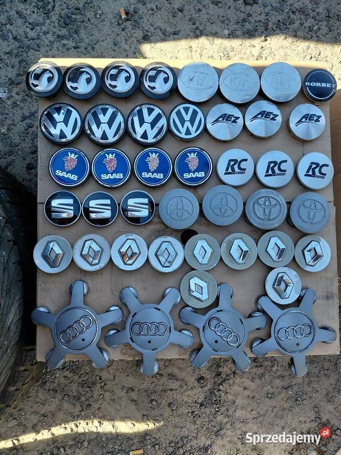 Kapsle dekielki emblematy felg aluminiowych Padniewko