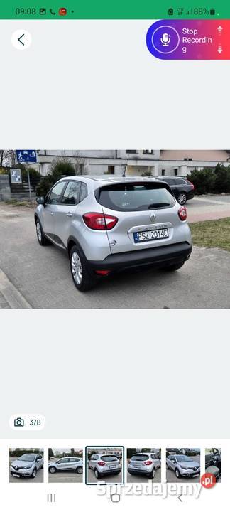 Reno Captur Captur wielkopolskie Szamotuły
