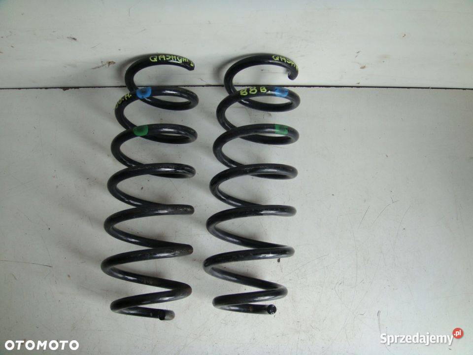 SPRĘŻYNA TYŁ TYLNA NISSAN QASHQAI II 2016 Sprężyny zawieszenia