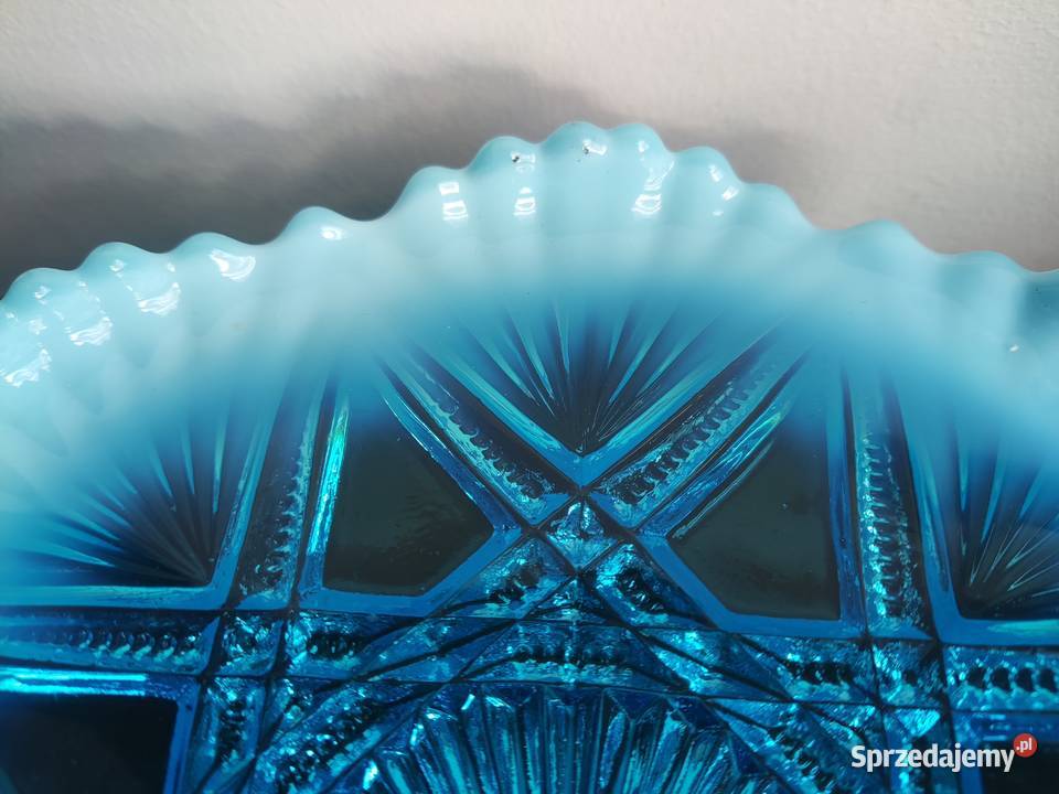 George Davidson szklana patera wzór Victoria Kraków
