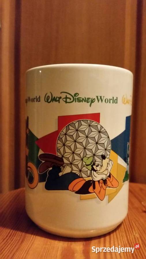 Bialy kubek Walt Disney World GRANDPA wielokolorowy Puławy