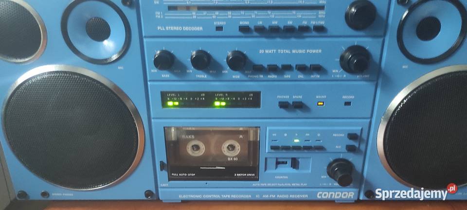 Condor rms 820s Niebieski Radioodtwarzacze łódzkie