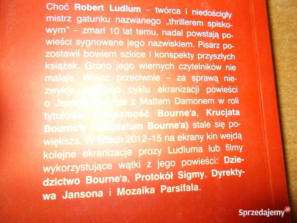 Robert Ludlum Odyseja Jansona Rok wydania 2012 Głubczyce