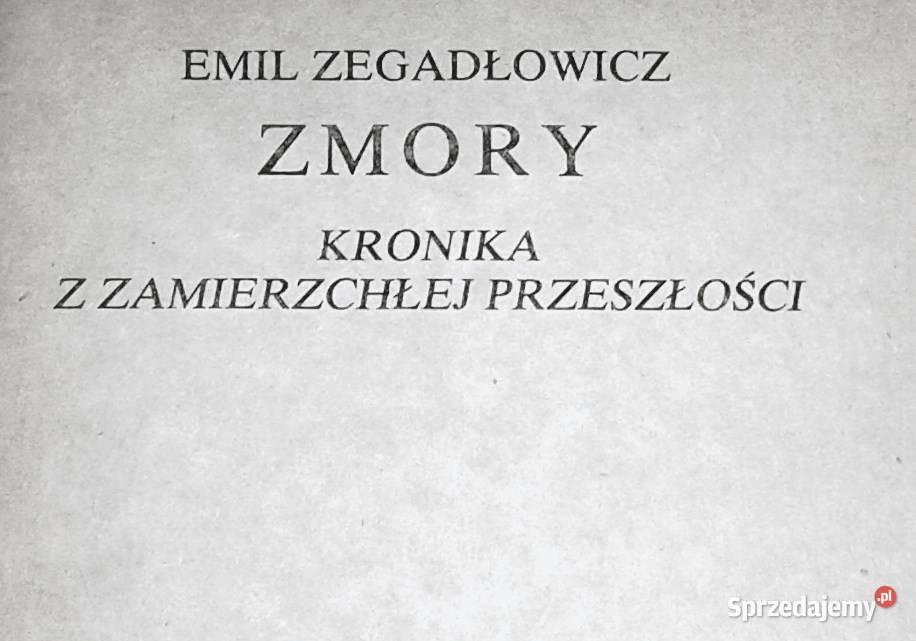 Zmory Emil Zegadłowicz miękka Chełm