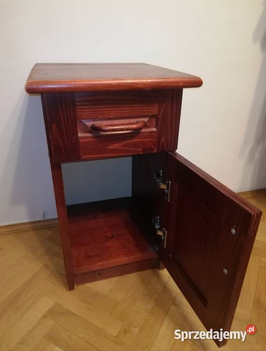 Szafeczka nocna z litego drewna sosnowego Warszawa sprzedam