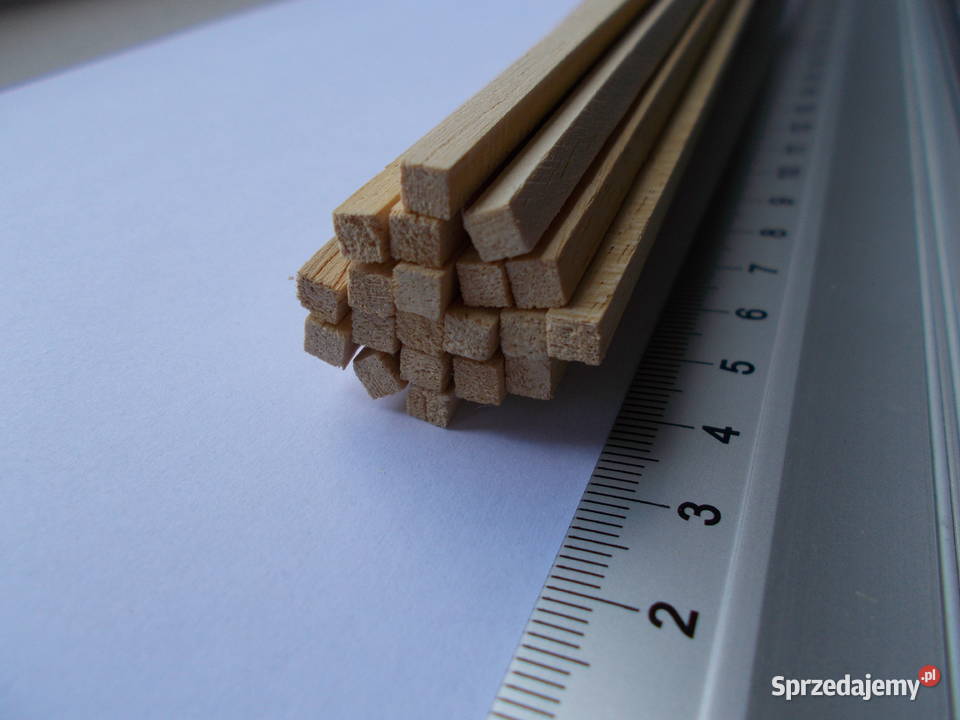 Deski deseczki kołki modelarskie balsa drewno Ruda Śląska