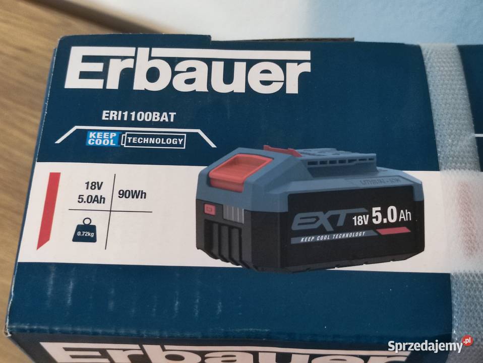 Zestaw Erbauer EXT 18V Akumulator 50Ah Szybka