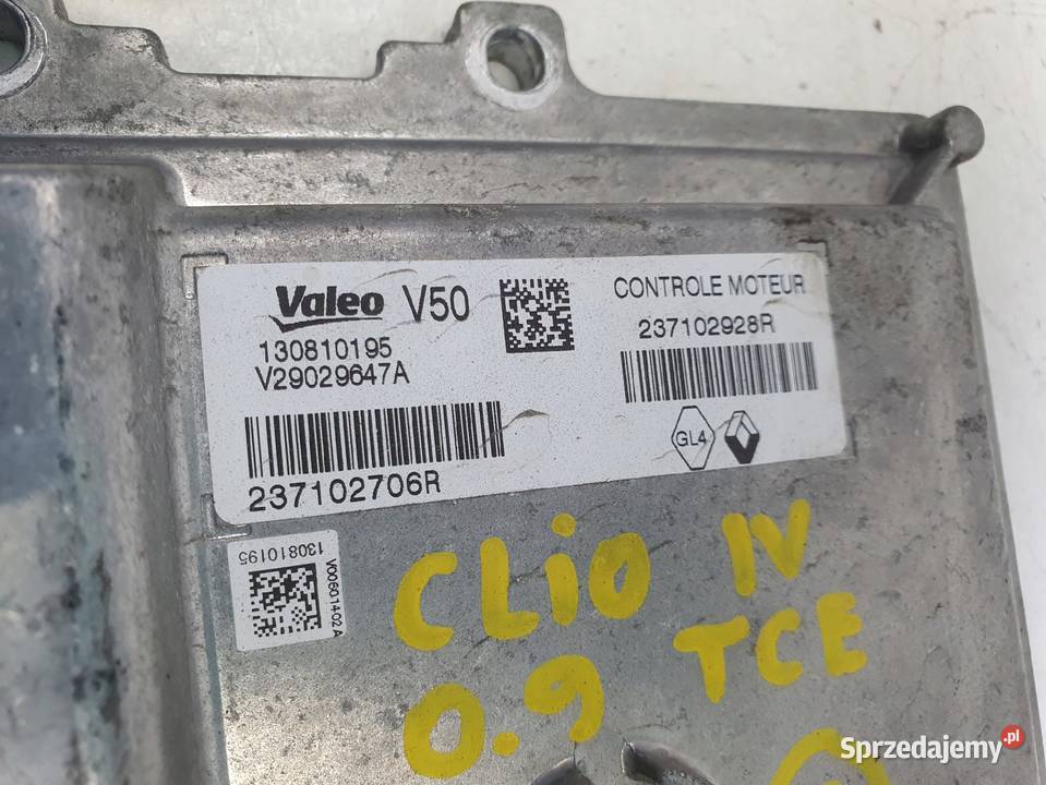 Renault Captur 09 TCe STEROWNIK SILNIKA komputer Janów