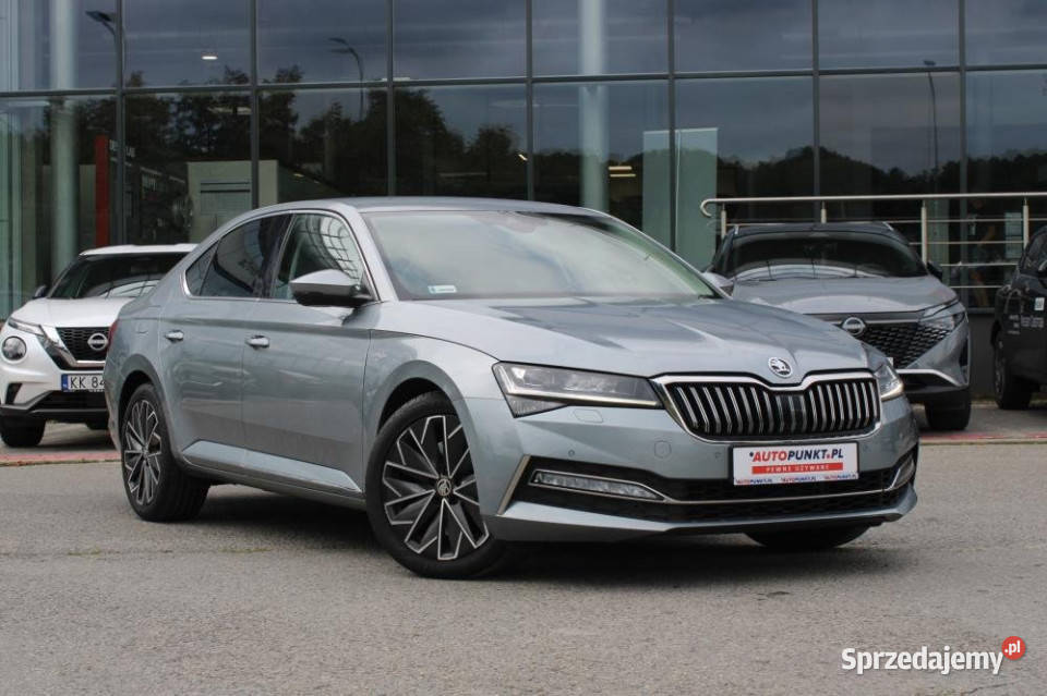 Skoda Superb 2020r Salon Skóry EL Fotele z Superb Kraków