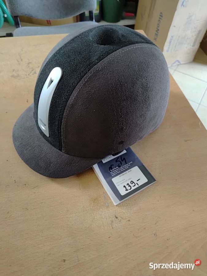 Kask Horze HaloRider Szaroczarny 54 Pozostałe