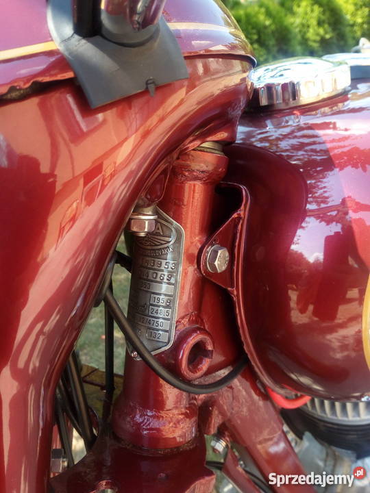 Jawa 250 typ 353 1958 r całkowitej odbudowie