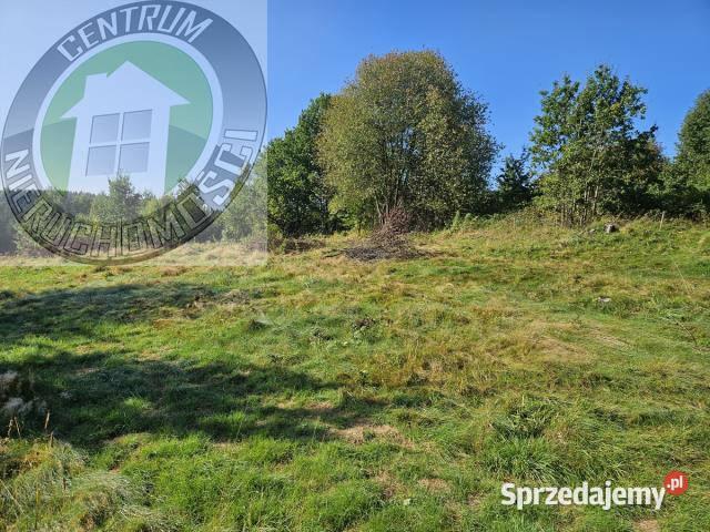 sprzedaży działki Mystków 9500m2 gaz