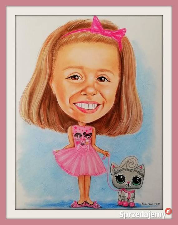 Karykatury rysowane ze zdjęć Malarstwo Pabianice