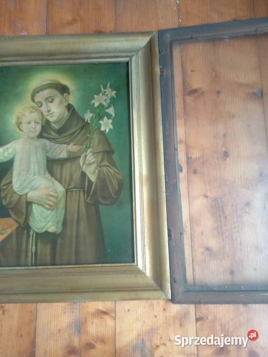 Święty obraz sw Antoni oleodruk