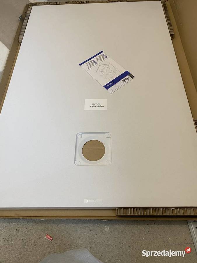 Brodzik granitowy prostokątny 120x80 Deante