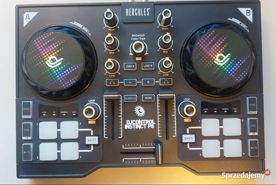 Konsola dj mikser kontroler Hercules
