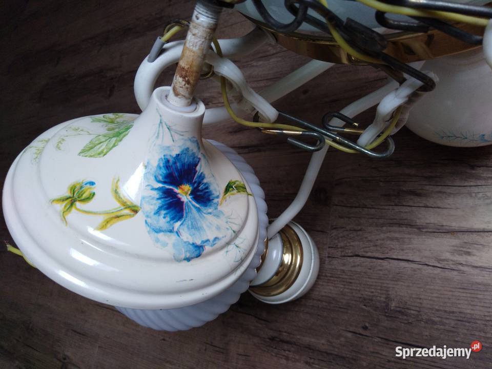Lampa wiszaca Żyrandol Klasyk z prl CICHOŃ małopolskie Zbylitowska Góra sprzedam