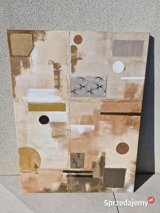 Obraz akryle malowany ręcznie 90x120 Gostyń